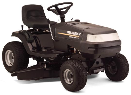 Recalled Murray lawn tractor with remote-mounted fuel tank