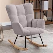 NIOIIKIT Rocking Chair (Light Gray)