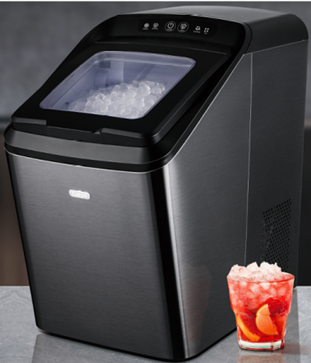Máquina para hacer hielo Countertop Nugget Ice Maker retirada del mercado (con tapa negra)