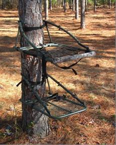 Recalled treestand