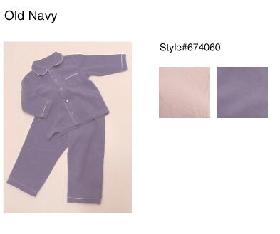 Recalled Old Navy children's pajamas