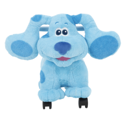 Recalled Blue's Clues Foot to Floor Ride-on Toy (Side view)
