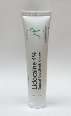 Recalled Mohnark Pharmaceuticals Lidocaine 4% Topical Anesthetic Cream