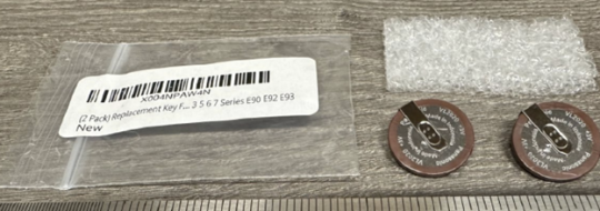 Recalled Panasonic 3V VL2020 lithium coin batteries