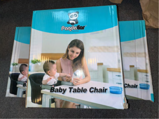Violative PandaEar Portable Hook-On Chair Packaging