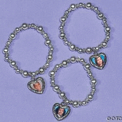 Recalled Beaded Photo Charm Bracelets