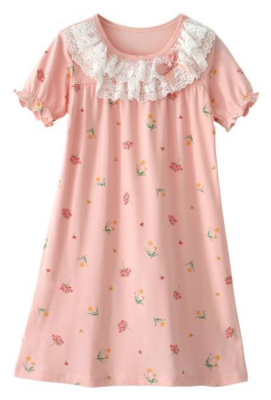 Recalled iMOONZZZ pink puffed sleeved nightgown