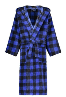 Recalled Mark of Fifth Avenue children’s robe – blue plaid