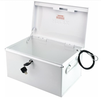 Recalled Helix Metal Lockable Drug Security Chest-opened