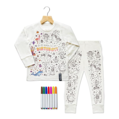 Recalled Selfie Craft Co. pajama set in Birthday Girl (The Tot Exclusive)