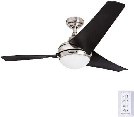 Recalled Honeywell 52” Brushed Nickel Rio Ceiling Fan – Model No. 50195
