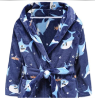 Recalled BAOPTEIL children’s robe - Multi-shark motif