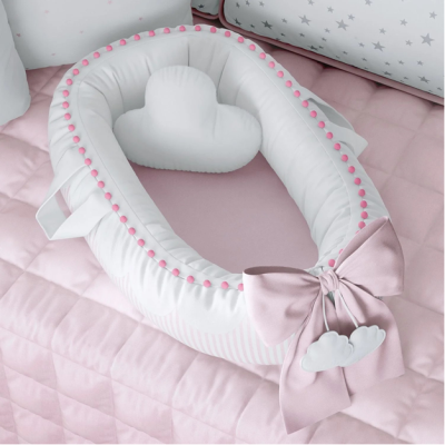 Recalled Pink Cotton Cloud Baby Nest, SKU 120886