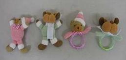 Recalled Plush Baby Rattles and Photo Frame Ornaments