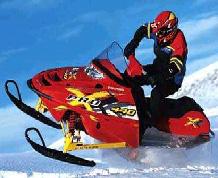 Recalled Polaris 2002 PRO X snowmobile
