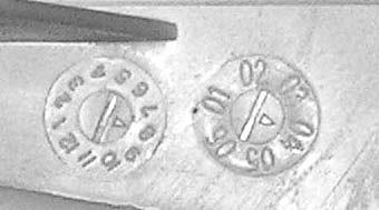 Picture of label on recalled vehicle