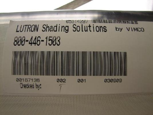 Tag from recalled roller shades