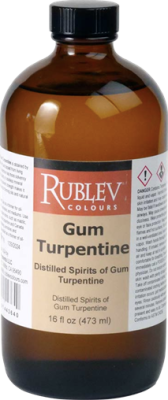 Recalled Rublev Colours Gum Turpentine
