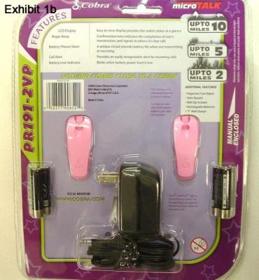 Two-Way Radios (Back of Package)