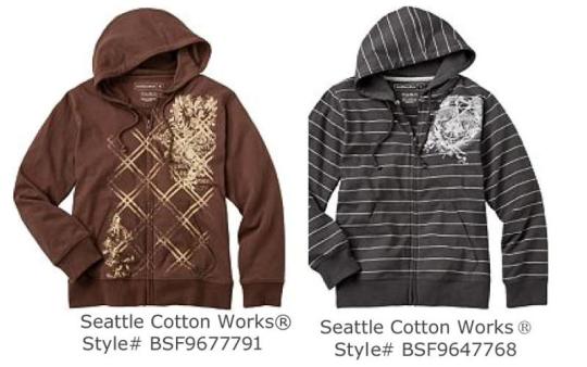 Recalled Hooded sweatshirts