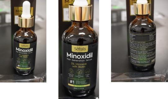Suero de minoxidil para el crecimiento del cabello de Sѐfralls retirado del mercado 