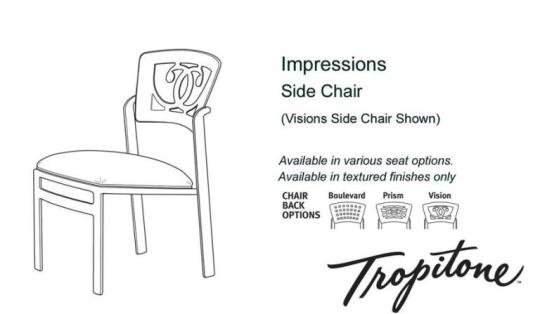 Recalled Tropitone Impressions Side Chair