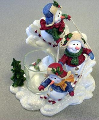 Recalled Snow Play Candleholder