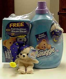 Recalled Snuggle® Teeny Bean Bear with Snuggle Fabric Softener
