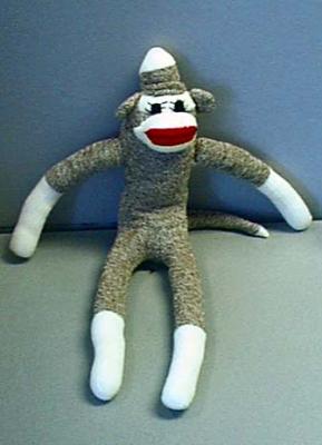 Recalled Sock Monkey stuffed animal