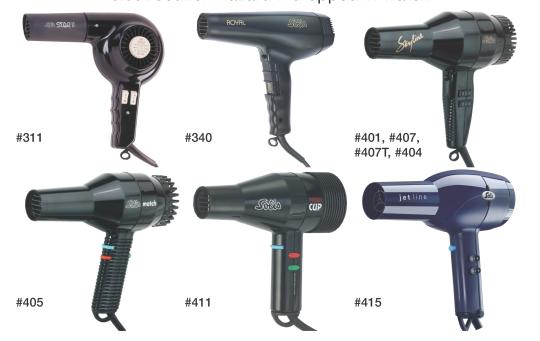 Recalled Solis hair dryers