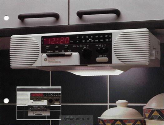 Recalled GE Spacemaker radio cassette player