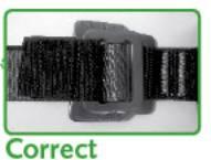 Speed Buckle Harness, correctly threaded