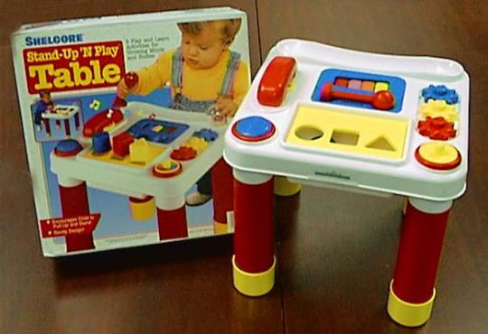 Recalled Stand-Up 'N Play Table