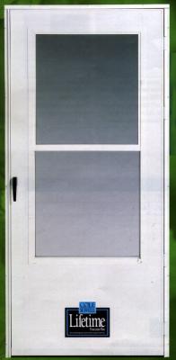 Recalled storm door