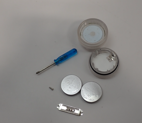 LED Lights with lithium coin batteries