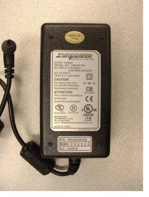 Recalled AC adapter
