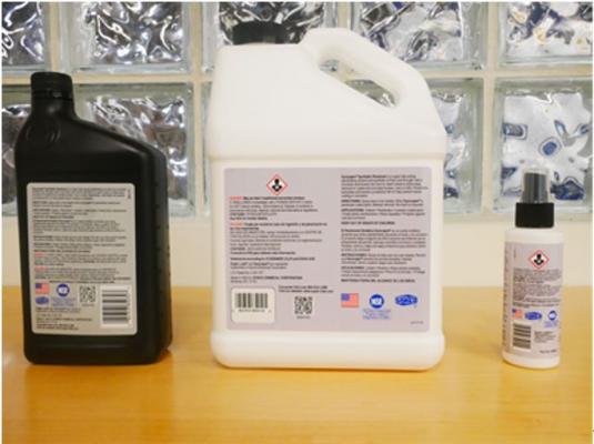 Rear Labels of Recalled Super Lube Syncopen Synthetic Penetrant