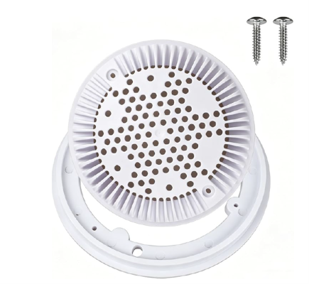 Recalled Sviyatp Pool Drain Cover with two screws