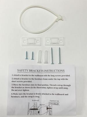 Contents of Recalled Tip-over Restraint Kit