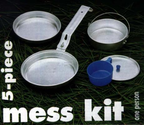 Recalled Texsport five-piece mess kit