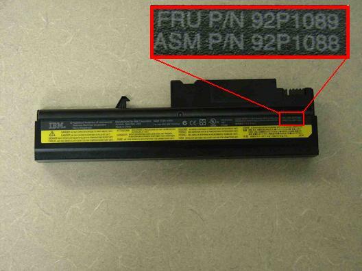 Recalled rechargeable, lithium-ion battery used in ThinkPad notebook computers