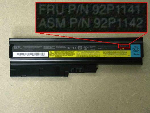 Recalled rechargeable, lithium-ion battery used in ThinkPad notebook computers