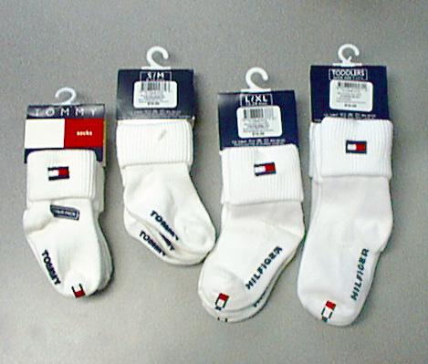 Recalled Tommy Hilfiger socks for infants and children