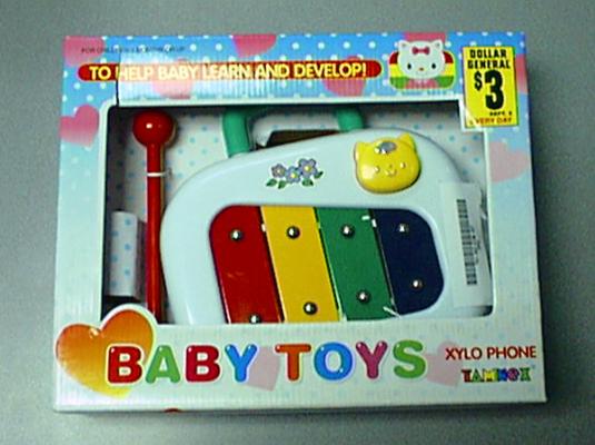 Recalled toy xylophone
