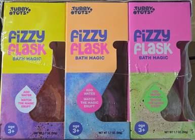 Surreal Brands Recalls Children's Tubby Tots Fizzy Flask Bath