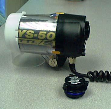 Recalled underwater camera strobe light, model number YS-50