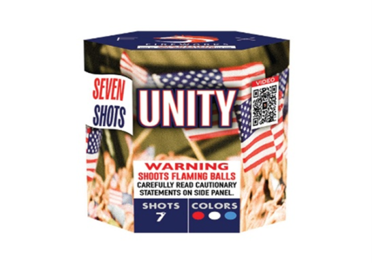 Recalled Unity 7 Shot 200 Gram Aerial Cake Firework Devices