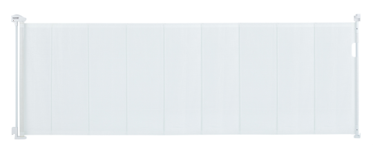 Recalled Vevor Retractable Baby Gate, model number YJ-33110 in white