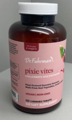 Recalled Dr. Fuhrman Pixie Vites Children’s Multivitamin (120ct) - front