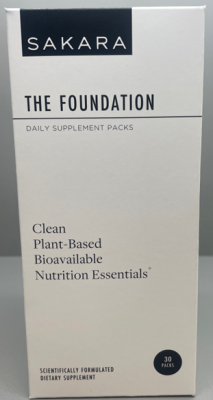 Recalled Sakara The Foundation (30pkts) - front outer packaging